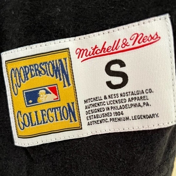 Mitchell & Ness Tampa Bay Devil Rays Cooperstown Collection Henley T Shirt Sz S - Picture 2 of 5